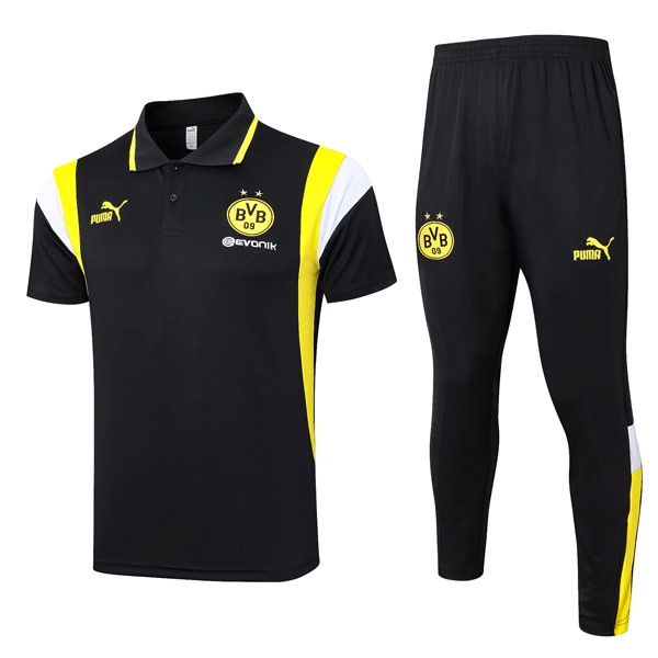 Polo Borussia Dortmund Conjunto Completo 2024 Schwarz